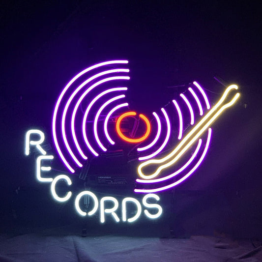 Records Studio Music Neon Signs Light - Club Rehab
