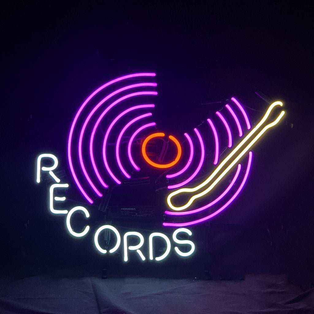 Records Studio Music Neon Signs Light - Club Rehab