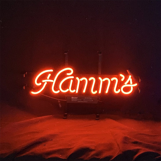 Red Hamm's Beer Neon Sign Light - Club Rehab