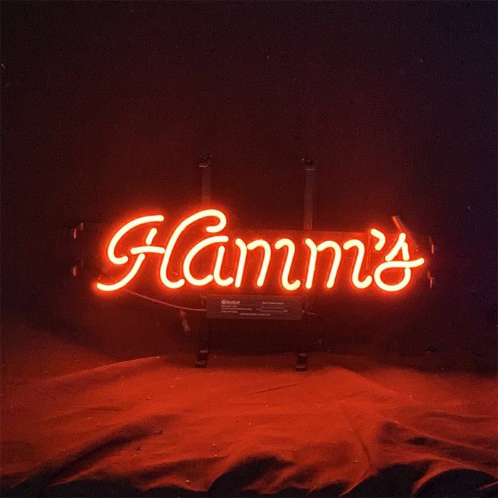 Red Hamm's Beer Neon Sign Light - Club Rehab