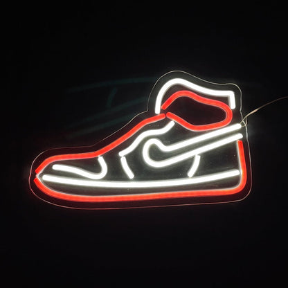 Red Sneaker LED Neon Light - Club Rehab