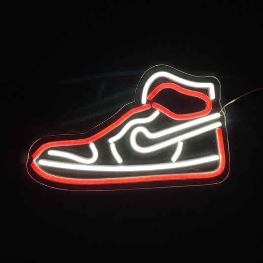 Red Sneaker LED Neon Light - Club Rehab