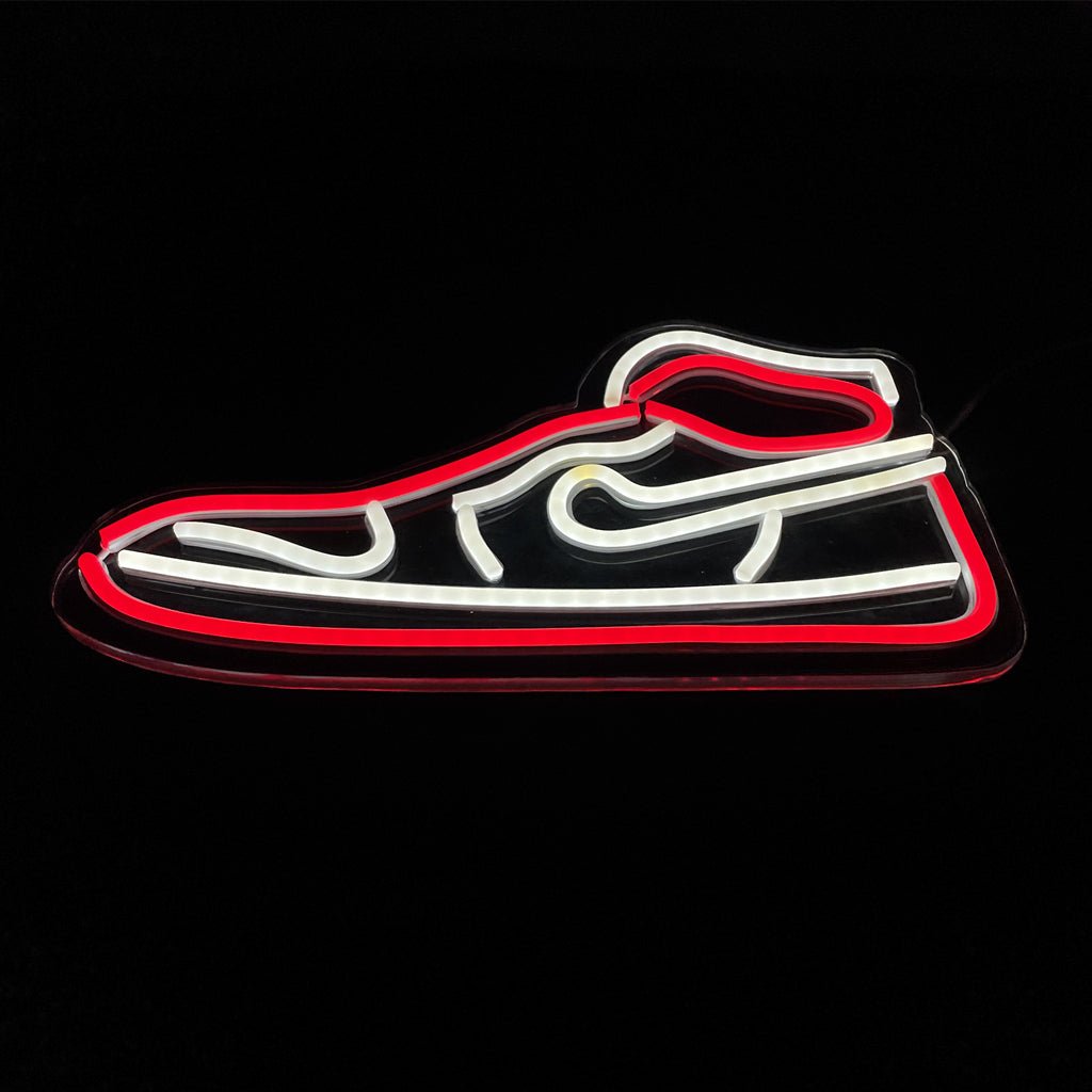 Red Sneaker LED Neon Light - Club Rehab