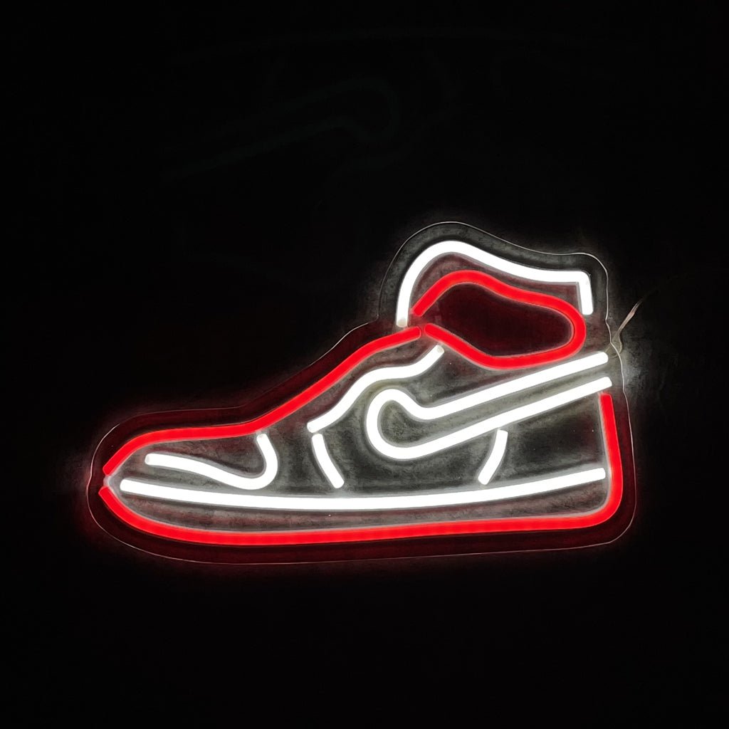 Red Sneaker LED Neon Light - Club Rehab