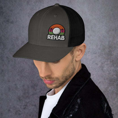 Rehab Sunset Snapback - Club Rehab - hatsCharcoal/ BlackRehab Sunset Snapback