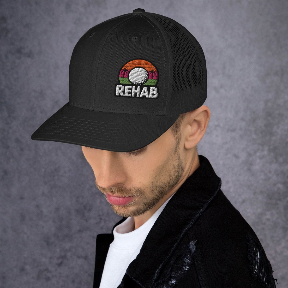 Rehab Sunset Snapback - Club Rehab - hatsBlackRehab Sunset Snapback