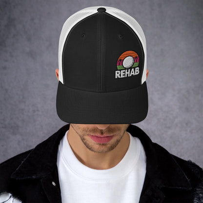 Rehab Sunset Snapback - Club Rehab - hatsBlack/ WhiteRehab Sunset Snapback