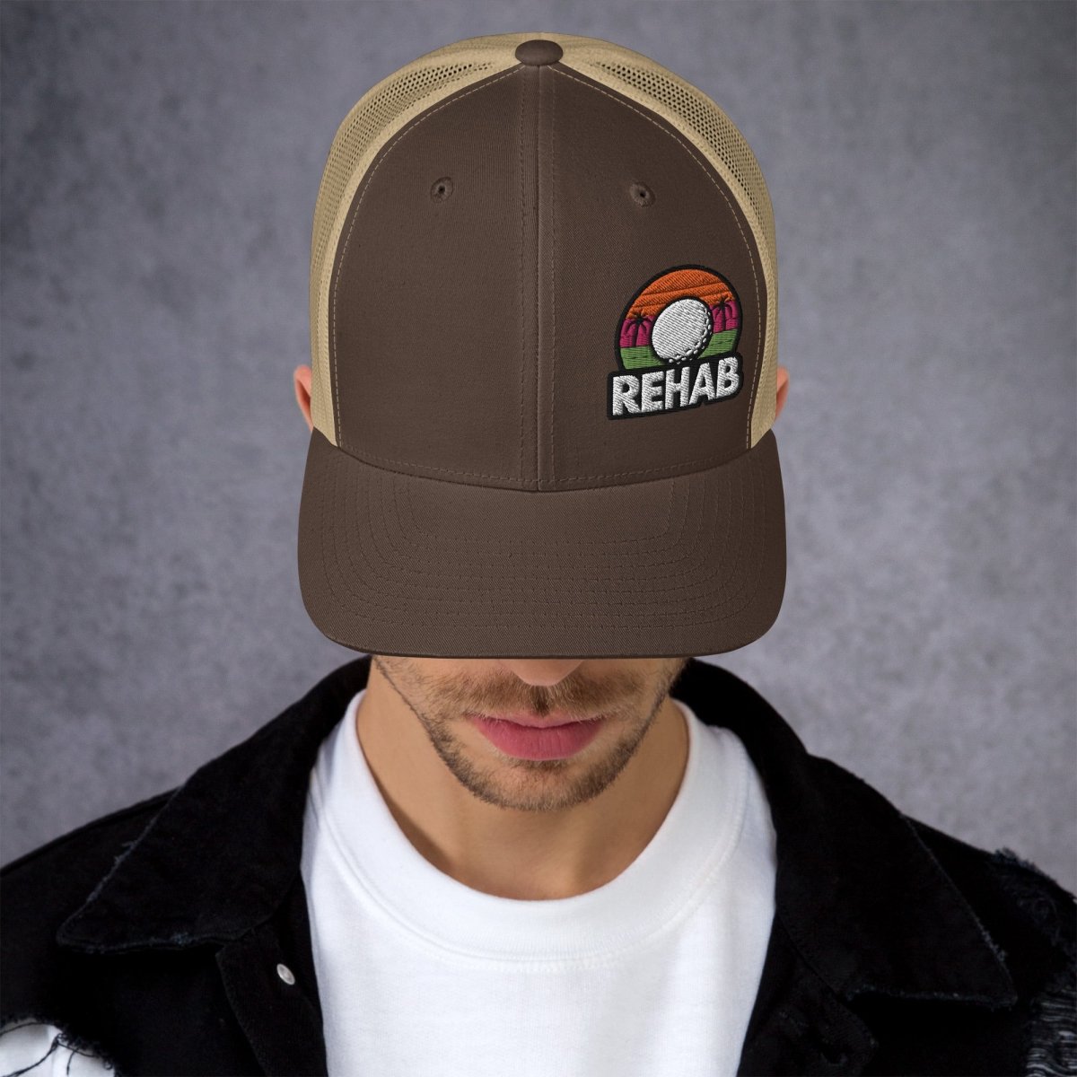 Rehab Sunset Snapback - Club Rehab - hatsBrown/ KhakiRehab Sunset Snapback