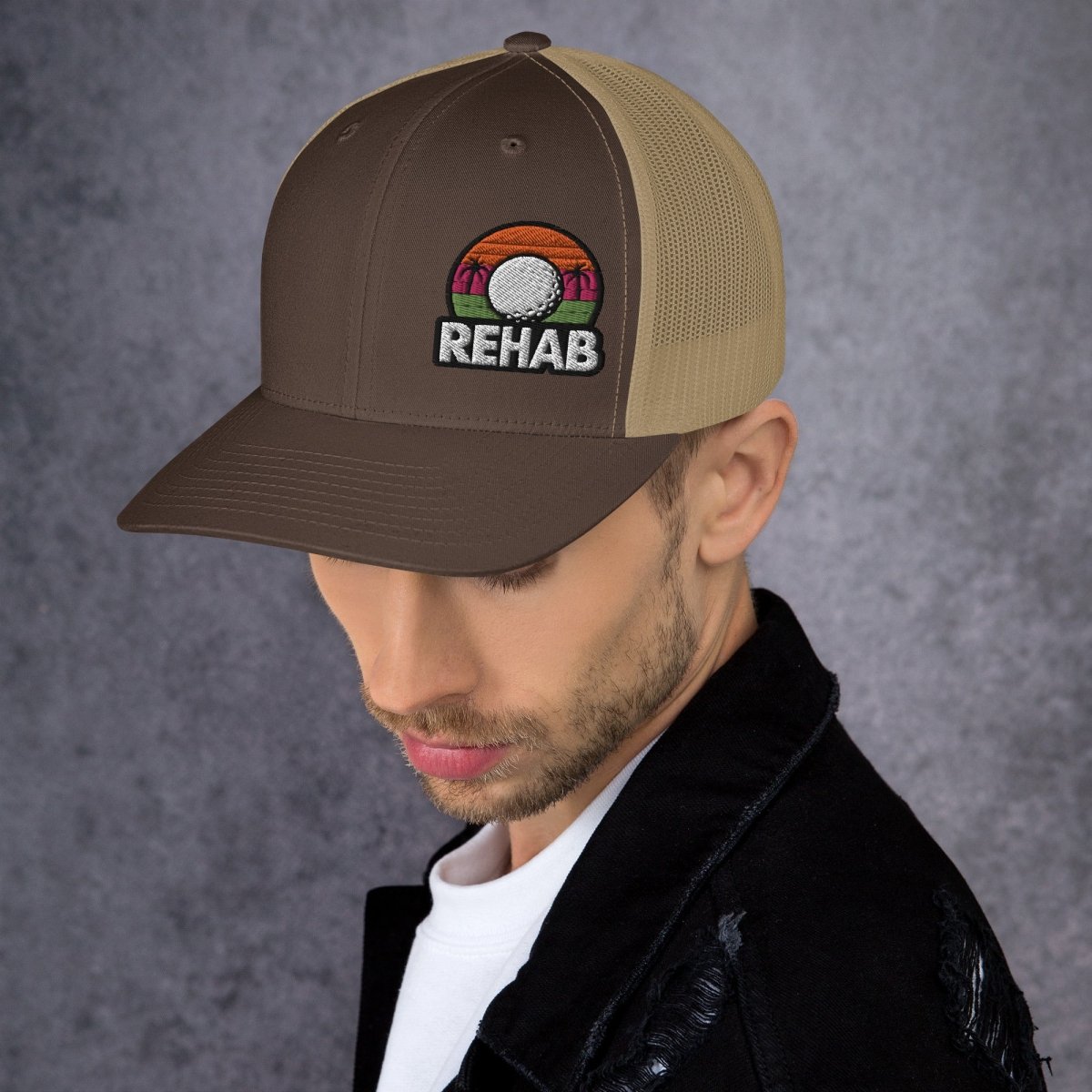 Rehab Sunset Snapback - Club Rehab - hatsBrown/ KhakiRehab Sunset Snapback