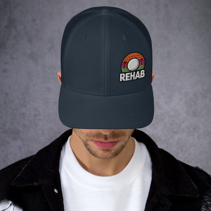 Rehab Sunset Snapback - Club Rehab - hatsNavyRehab Sunset Snapback