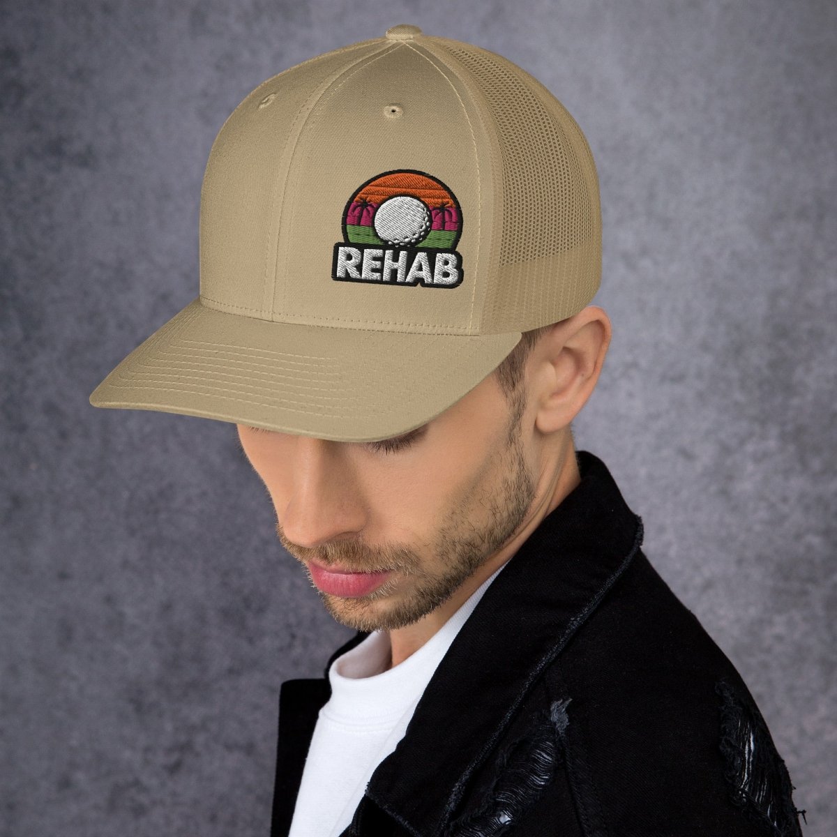 Rehab Sunset Snapback - Club Rehab - hatsKhakiRehab Sunset Snapback