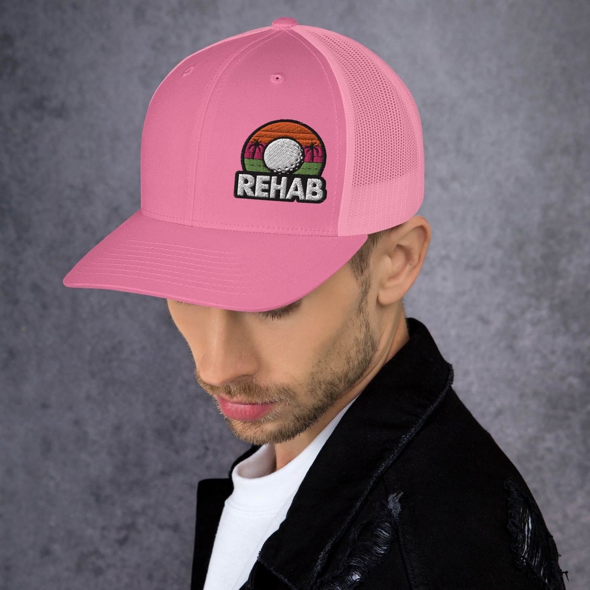 Rehab Sunset Snapback - Club Rehab - hatsPinkRehab Sunset Snapback