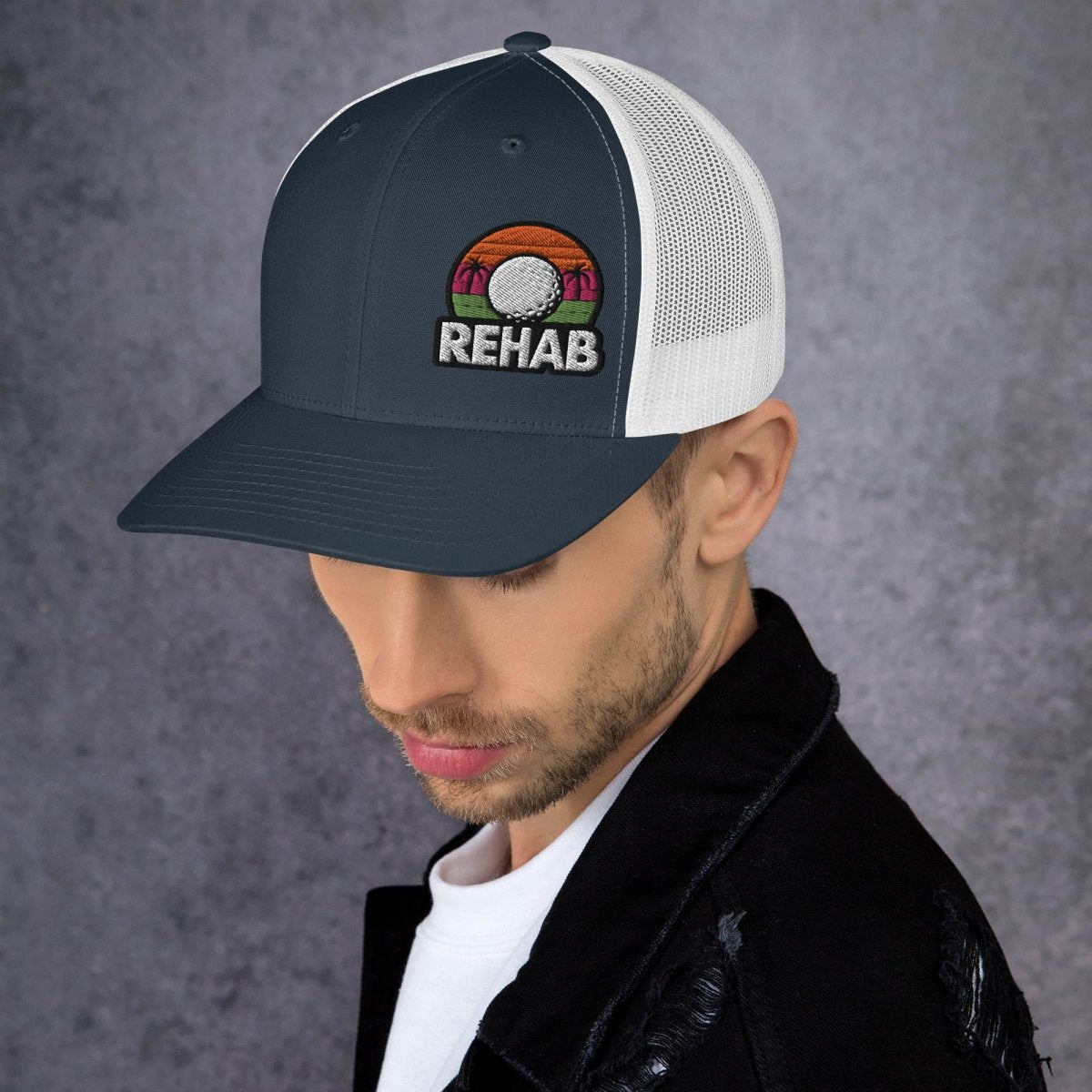 Rehab Sunset Snapback - Club Rehab - hatsNavy/ WhiteRehab Sunset Snapback