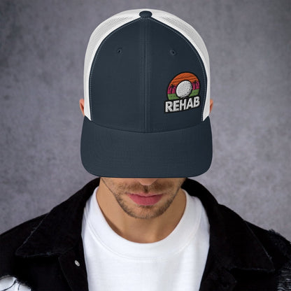 Rehab Sunset Snapback - Club Rehab - hatsNavy/ WhiteRehab Sunset Snapback