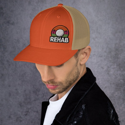 Rehab Sunset Snapback - Club Rehab - hatsRustic Orange/ KhakiRehab Sunset Snapback