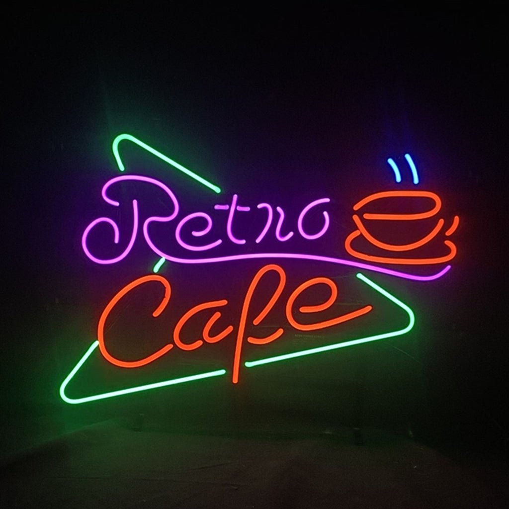 Retro Cafe Neon Light Sign - Club Rehab