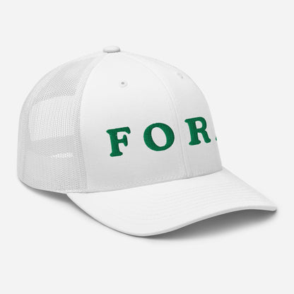 Retro FORE Embroidered Trucker Hat - Club Rehab