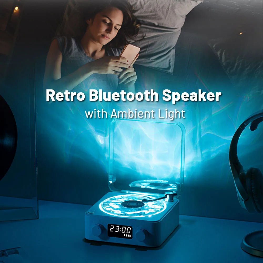 Retro Groove Mini Bluetooth Speaker - Club Rehab - SpeakerNeon LimeRetro Groove Mini Bluetooth Speaker