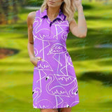 Purple Palms Paradise