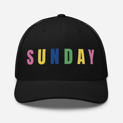 SUNDAY Embroidered Golf Hat for Women - Birdie Pop Collection
