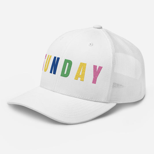 SUNDAY Embroidered Golf Hat for Women - Birdie Pop Collection