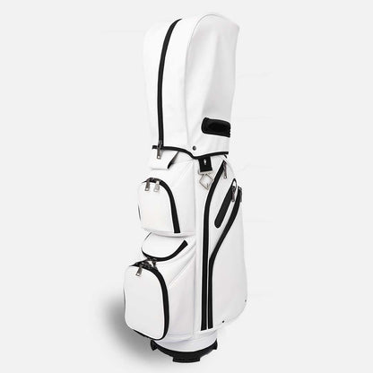 RevCore Lux Golf Cart Bag | 14 Way Velvet Lined Dividers - Winter White - Club Rehab