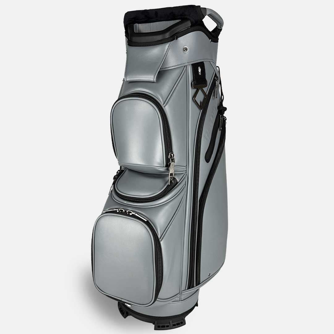 RevCore Lux Golf Cart Bag | 14 Way Velvet Lined Dividers - Deep Grey - Club Rehab