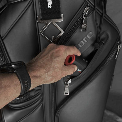 RevCore Lux Golf Cart Bag | 14 Way Velvet Lined Dividers - Matte Black - Club Rehab