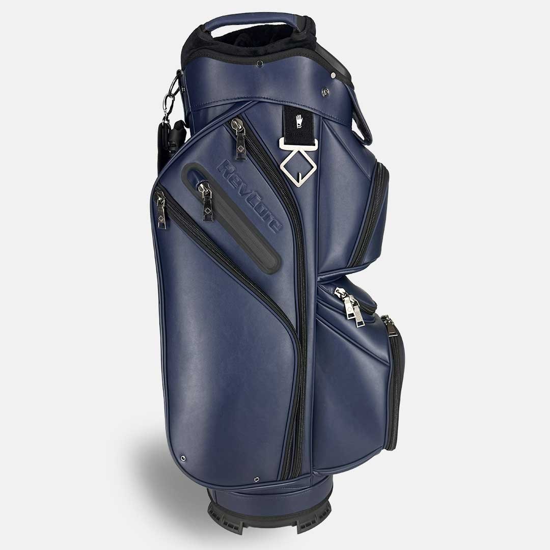 RevCore Lux Golf Cart Bag | 14 Way Velvet Lined Dividers - Dark Navy - Club Rehab