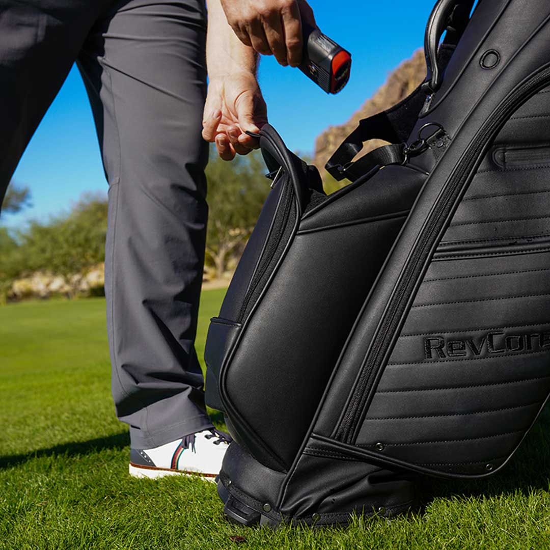 RevCore Lux Golf Hybrid Stand Bag | 6 Way on Sale - Matte Black 6 Way Divider - Club Rehab