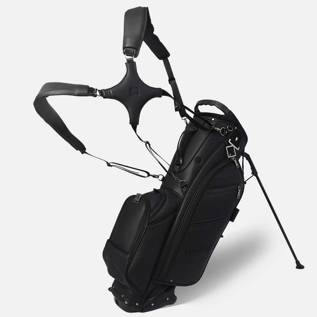 RevCore Lux Golf Hybrid Stand Bag | 6 Way on Sale - Matte Black 6 Way Divider - Club Rehab