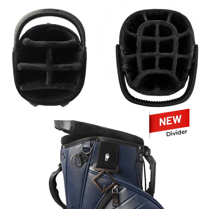 RevCore Lux Golf Hybrid Stand Bag | 6 Way on Sale - Dark Navy 6 Way Divider - Club Rehab