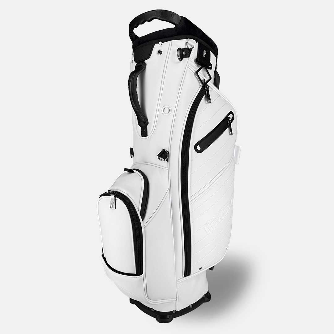 RevCore Lux Golf Hybrid Stand Bag | 6 Way on Sale - Winter White 6 Way Divider - Club Rehab