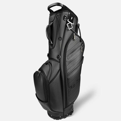 RevCore Lux LT Lightweight Stand Bag | 5 Way Velvet Lined Dividers - Matte Black - Club Rehab