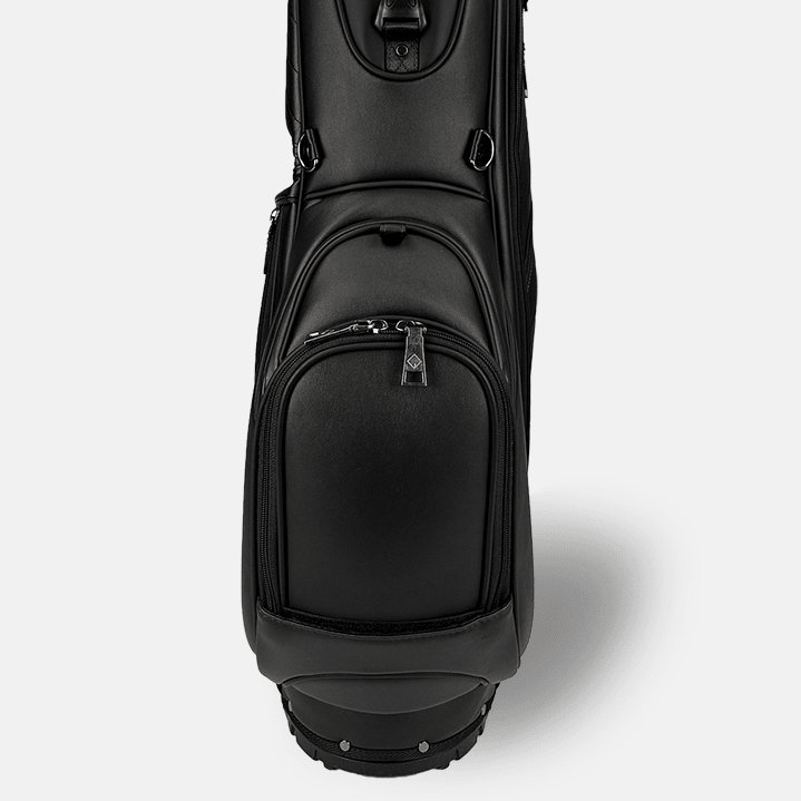 RevCore Lux LT Lightweight Stand Bag | 5 Way Velvet Lined Dividers - Matte Black - Club Rehab