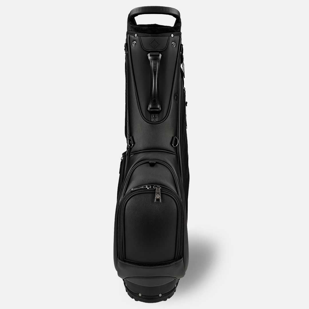 RevCore Lux LT Lightweight Stand Bag | 5 Way Velvet Lined Dividers - Matte Black - Club Rehab