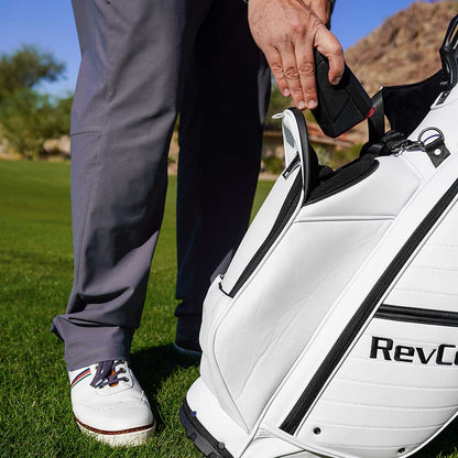 RevCore Lux LT Lightweight Stand Bag | 5 Way Velvet Lined Dividers - Winter White - Club Rehab