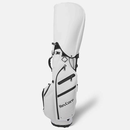 RevCore Lux LT Lightweight Stand Bag | 5 Way Velvet Lined Dividers - Winter White - Club Rehab