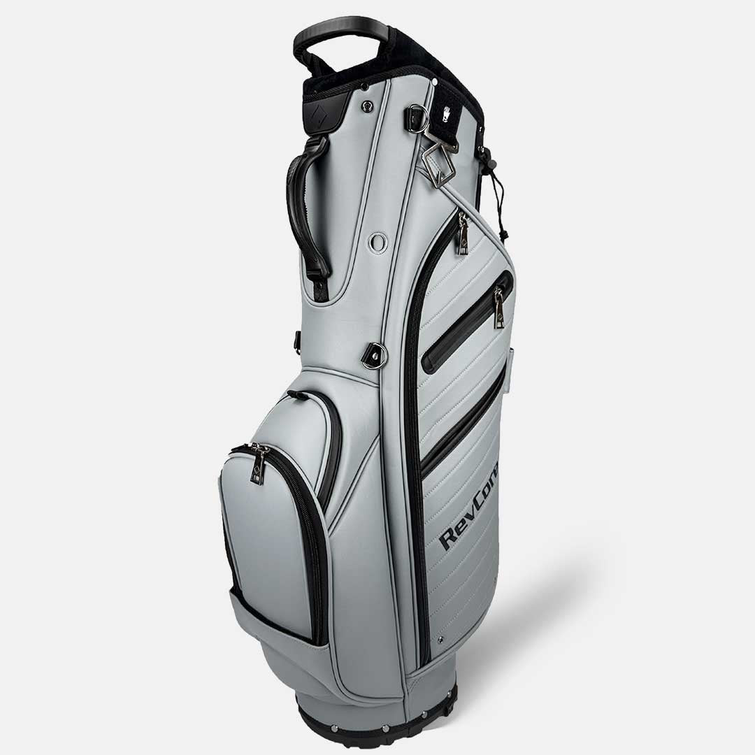 RevCore Lux LT Lightweight Stand Bag | 5 Way Velvet Lined Dividers - Deep Grey - Club Rehab