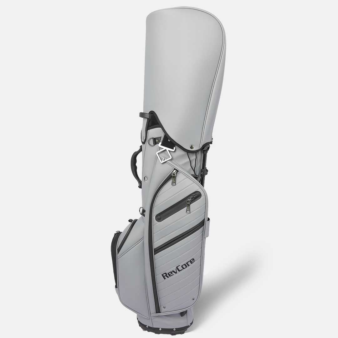 RevCore Lux LT Lightweight Stand Bag | 5 Way Velvet Lined Dividers - Deep Grey - Club Rehab