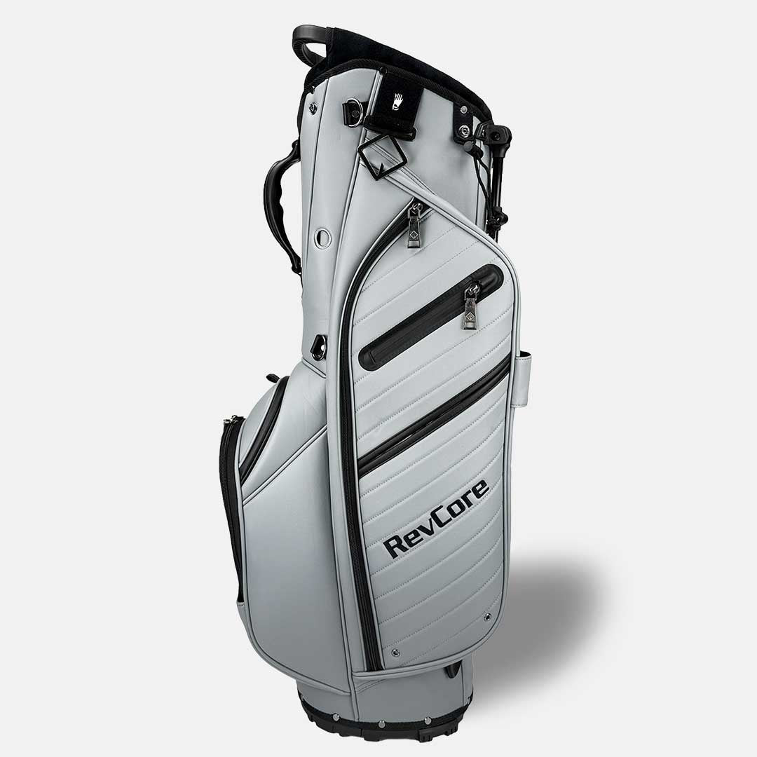 RevCore Lux LT Lightweight Stand Bag | 5 Way Velvet Lined Dividers - Deep Grey - Club Rehab