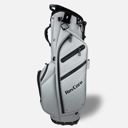 RevCore Lux LT Lightweight Stand Bag | 5 Way Velvet Lined Dividers - Deep Grey - Club Rehab