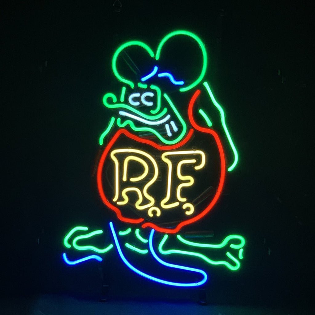 RF Rat Fink Mouse Neon Signs - Club Rehab