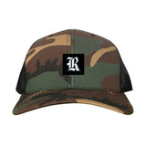 Camo Curved Mesh Snapback