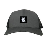 Charcoal Curved Mesh Snapback