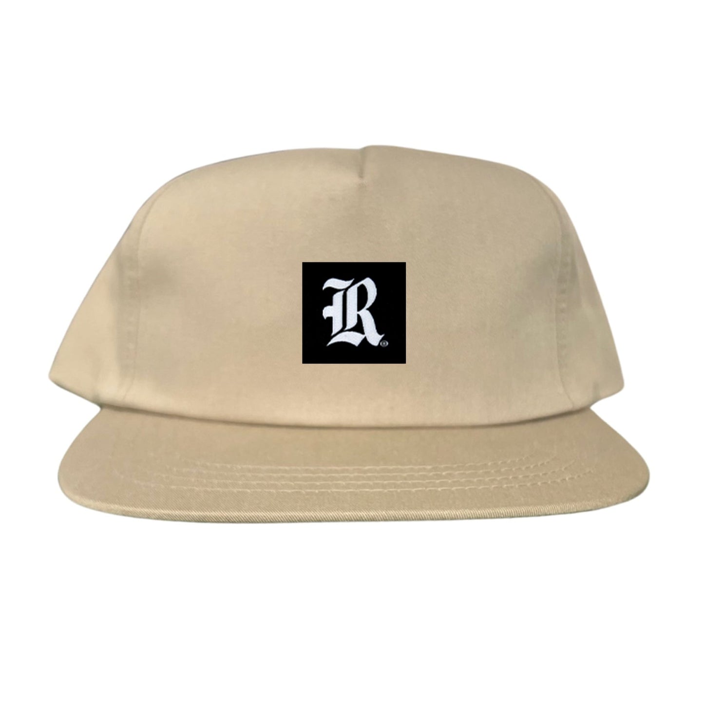 Rice Black Label LR Logo / 195 / Hat / RICE025 / MM - Khaki Flat Bill Canvas - Club Rehab