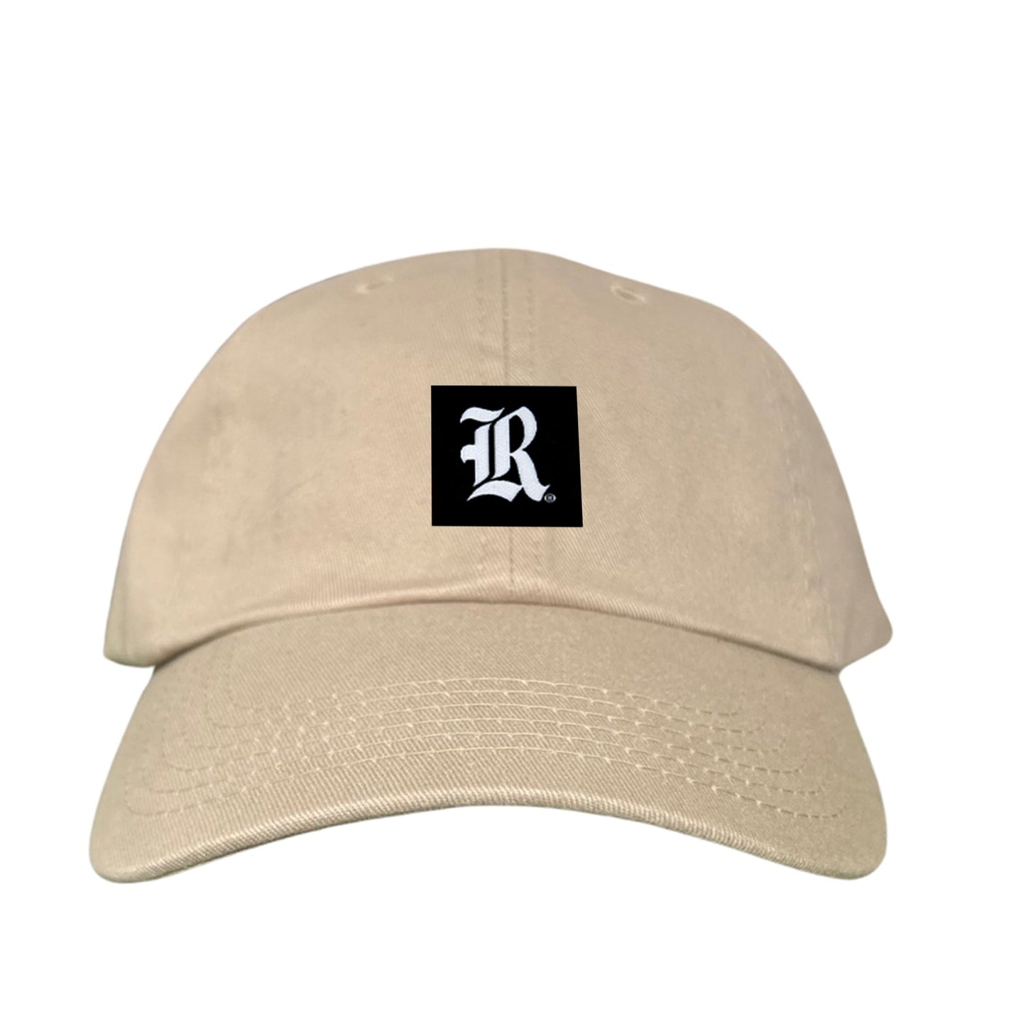 Rice Black Label LR Logo / 195 / Hat / RICE025 / MM - Dad Hat Khaki - Club Rehab