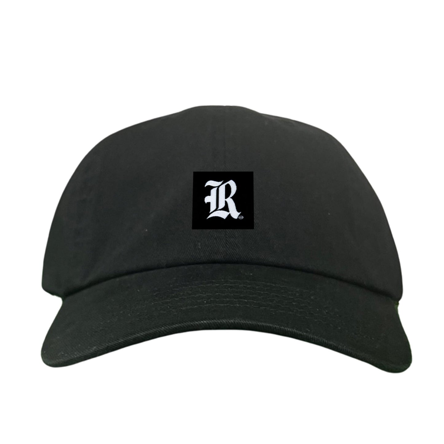 Rice Black Label LR Logo / 195 / Hat / RICE025 / MM - Dad Hat Black - Club Rehab