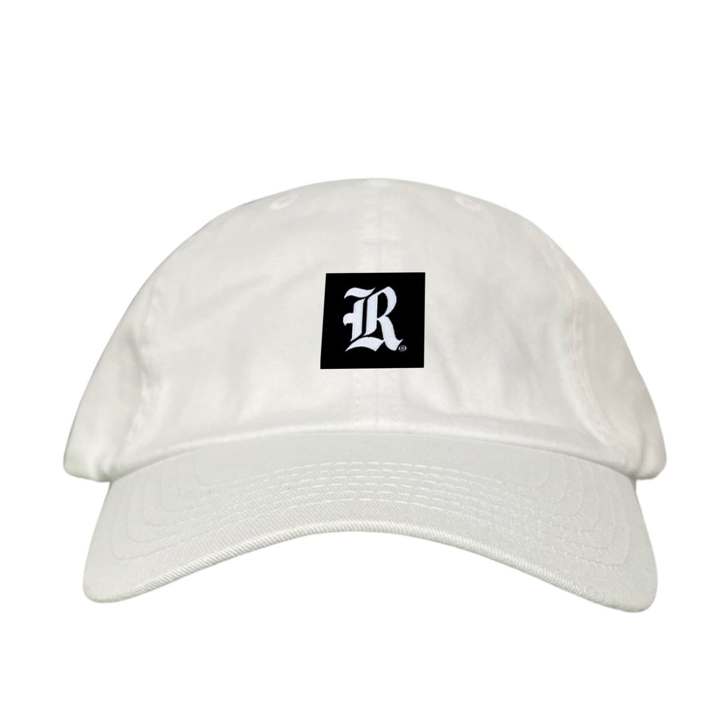 Rice Black Label LR Logo / 195 / Hat / RICE025 / MM - Dad Hat White - Club Rehab