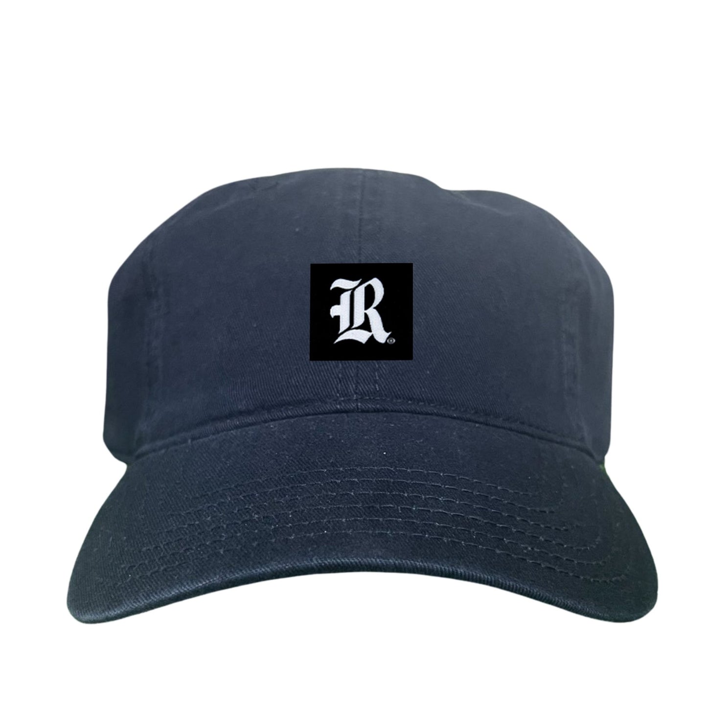 Rice Black Label LR Logo / 195 / Hat / RICE025 / MM - Dad Hat Navy - Club Rehab